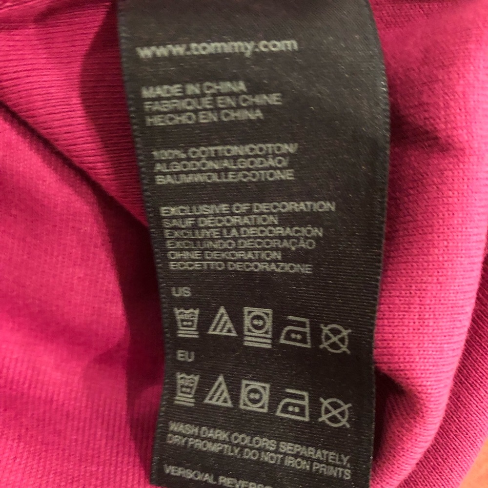 Tommy Hilfger long sleeve top In Raspberry. Size medium - Picture 5 of 15